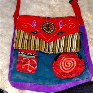 Brand new cross body hippie bag